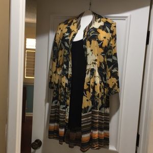 Anthropologie flowy dress